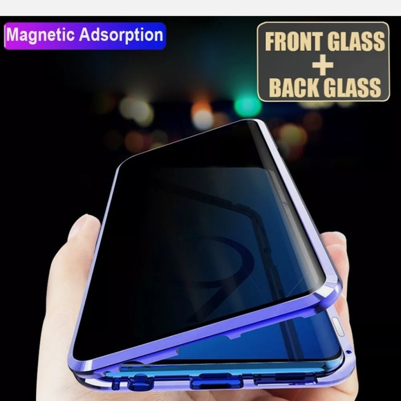 Samsung Galaxy Note 9 Case 360°Full Cover Magnetic Glass Case - Picture 3 of 6